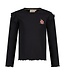 Jubel 91600472 Longsleeve rib - Moon Flowers Antraciet