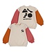 Sturdy 71600666 Sweater met backprint oversized - Mountain top Offwhite melange