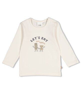 Feetje 51602869 Longsleeve - Pasta Party Offwhite