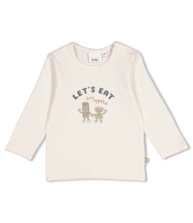 Feetje 51602869 Longsleeve - Pasta Party Offwhite