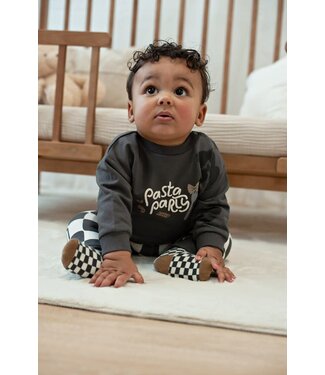 Feetje 51602873 Sweater relaxed fit - Pasta Party Antraciet