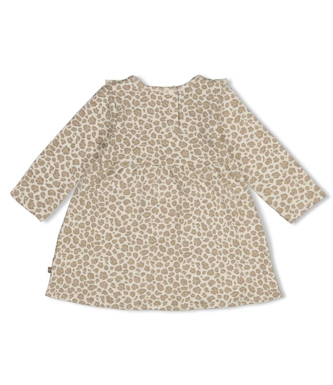 Feetje 51400598 Jurk AOP - Dress to Impress Offwhite melange