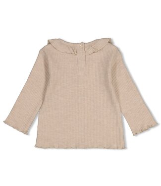 Feetje 51602844 Longsleeve rib - Dress to Impress Taupe melange