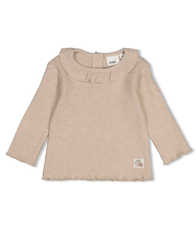 Feetje 51602844 Longsleeve rib - Dress to Impress Taupe melange