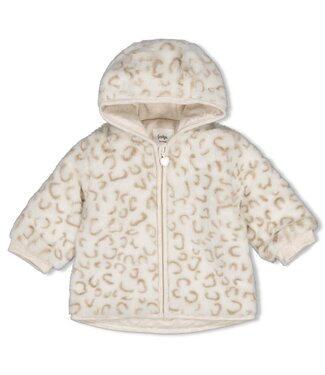 Feetje 51800370 Fake fur jasje met capuchon - Dress to Impress Offwhite