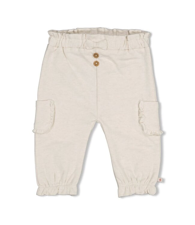 Feetje 52202602 Broek - Dress to Impress Offwhite melange
