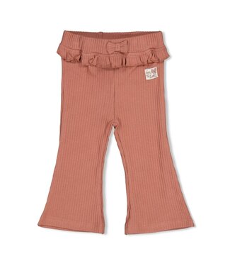Feetje 52202603 Flare broek rib - Dress to Impress Mauve