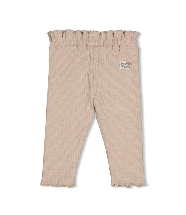 Feetje 52202605 Legging rib - Dress to Impress Taupe melange