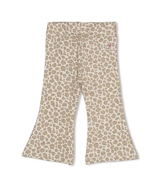 Feetje 52202606 Flare broek AOP - Dress to Impress Offwhite melange