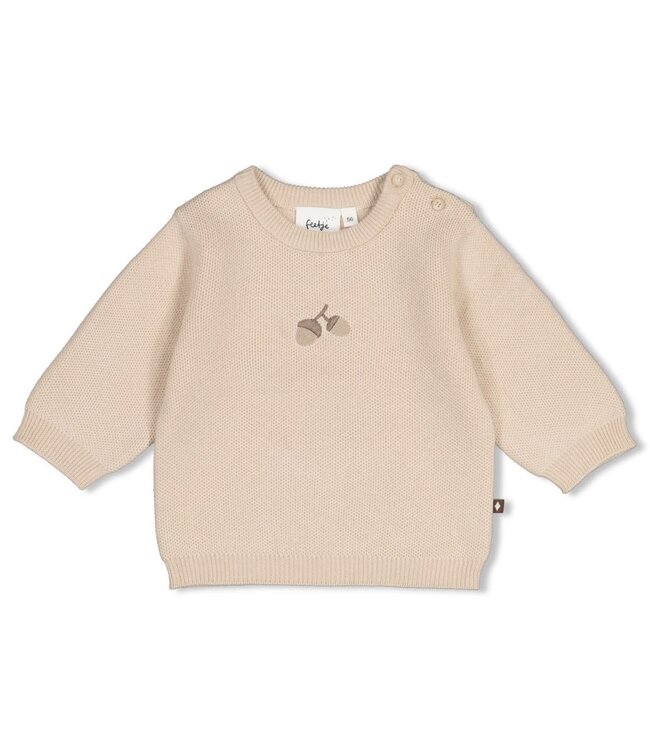 Feetje 51602898 Sweater gebreid - The Knits Zand