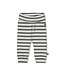 Feetje 52202592 Broek rib met streep - Beep Beep Zeegroen