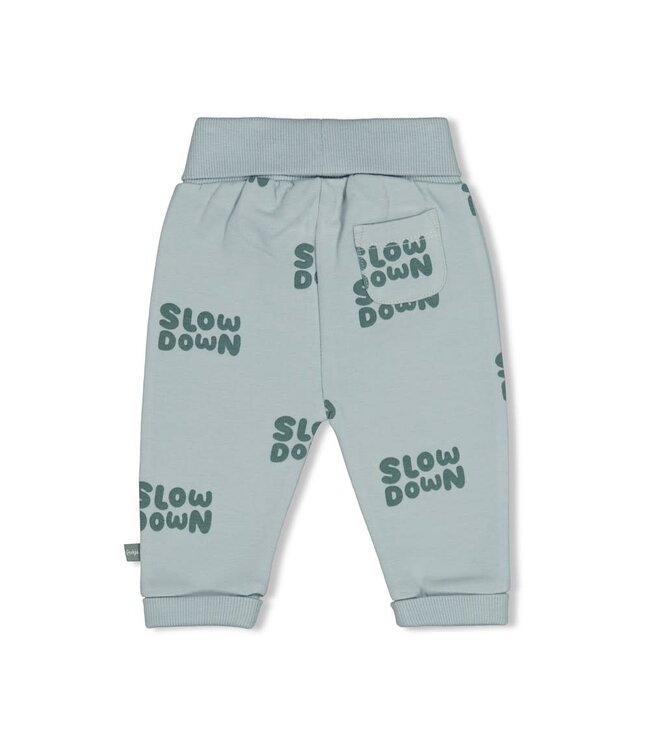 Feetje 52202594 Broek AOP - Beep Beep Mint