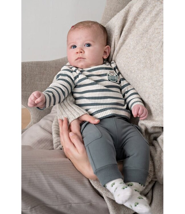 Feetje 52202596 Broek - Beep Beep Zeegroen