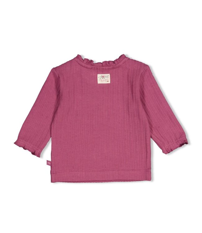 Feetje 51602823 Longsleeve rib - Afternoon Tea Berry