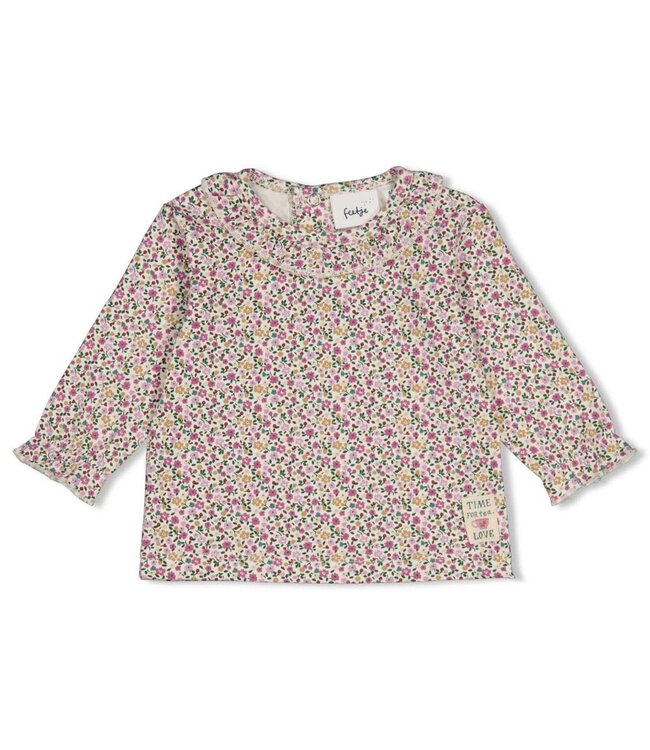 Feetje 51602820 Longsleeve AOP - Afternoon Tea Creme
