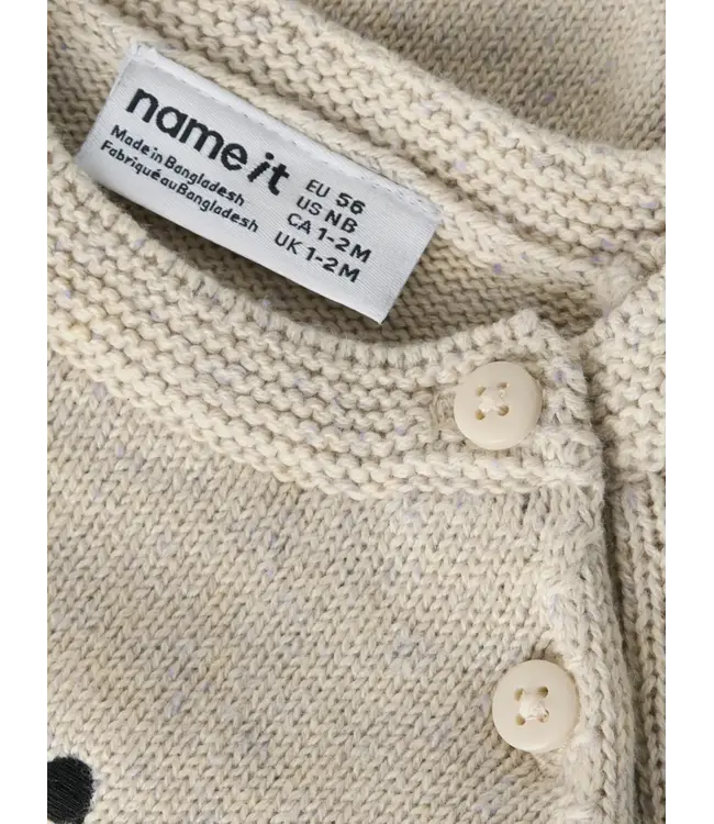 Name it baby NBFORANA LS KNIT 13260185 Peyote Melange