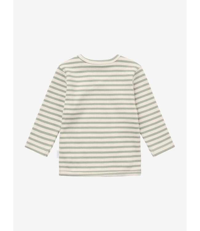 Noppies Top LS stripe 1610011  Iceberg Green