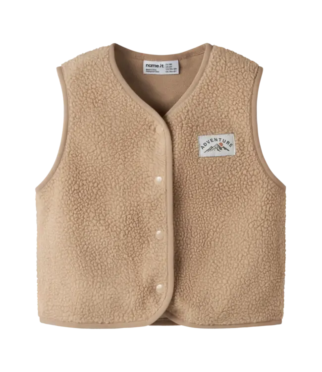 Name it mini NMMOWE SL NREG TEDDY VEST 13260140