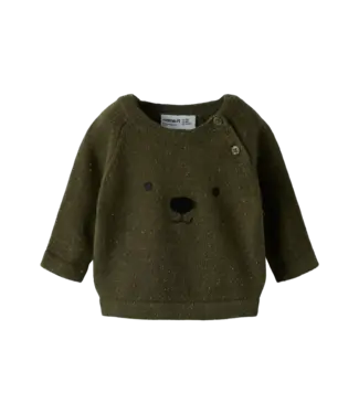 Name it mini NBMOTHELLO LS KNIT 13260159 Olive Night