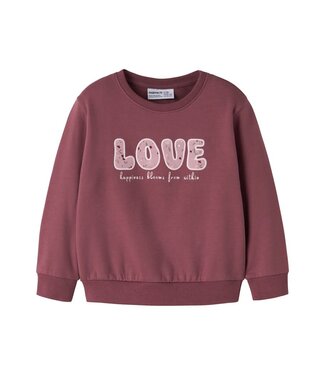 Name it mini Love Meisjes Sweater Wild Ginger