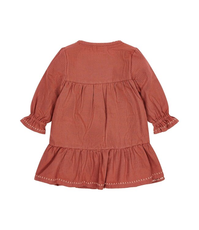 Little Dutch CL2609500 Jurkje lange mouw Deep Berry
