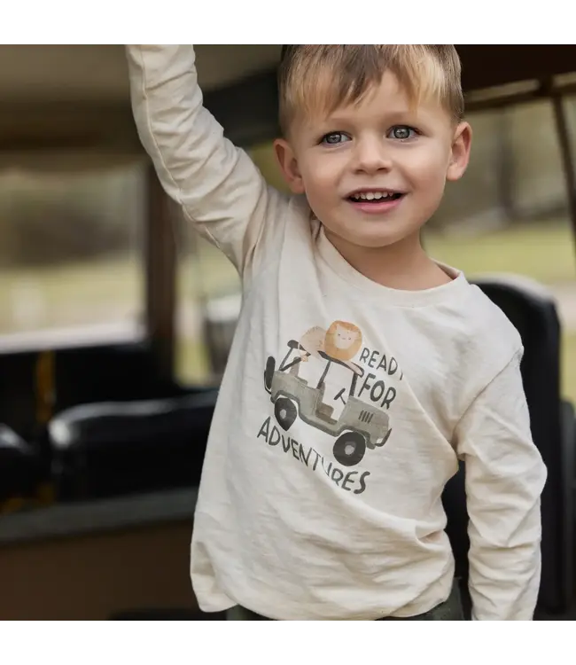 Little Dutch CL2609110 T-shirt lange mouw Sand melee