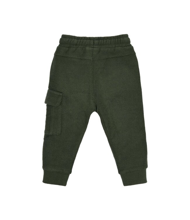 Little Dutch CL2609311 Safari Friends  Cargo Broek Groen Sweatstof