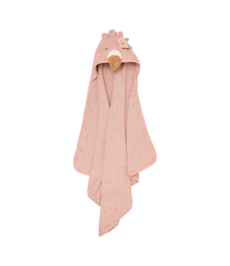 Little Dutch TE50656047 Badcape -75x75cm - Flamingo