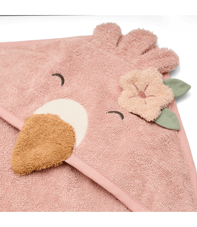 Little Dutch TE50656047 Badcape -75x75cm - Flamingo