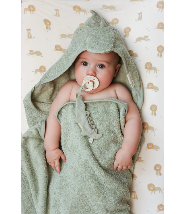 Little Dutch TE50616047 Badcape -75x75cm - Crocodile