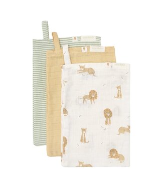 Little Dutch TE50526047 Washandjes - Safari Leo