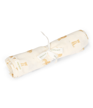 Little Dutch Hydrofiele Doek Large 120x120cm TE51926047 - Safari Leo - 2 Stuks