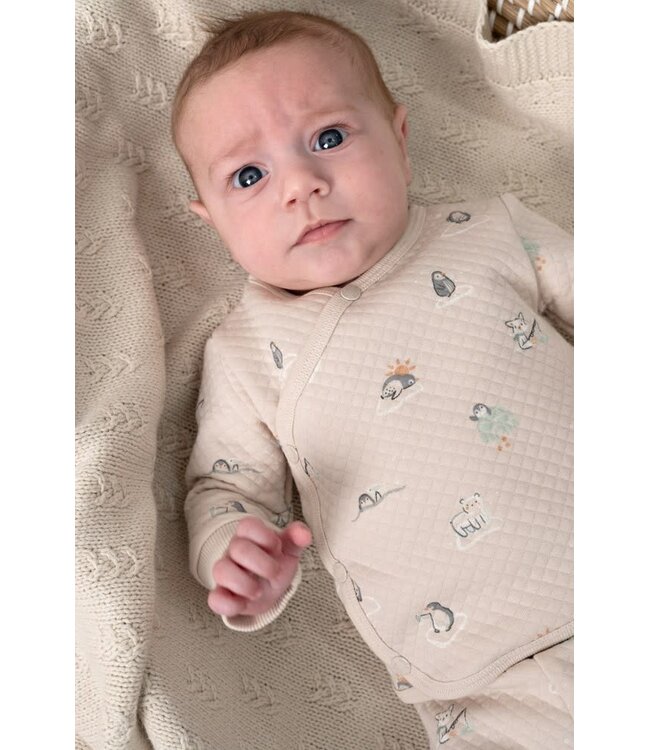 Feetje 51602786 Overslagshirt AOP - Penguin Cuddles
