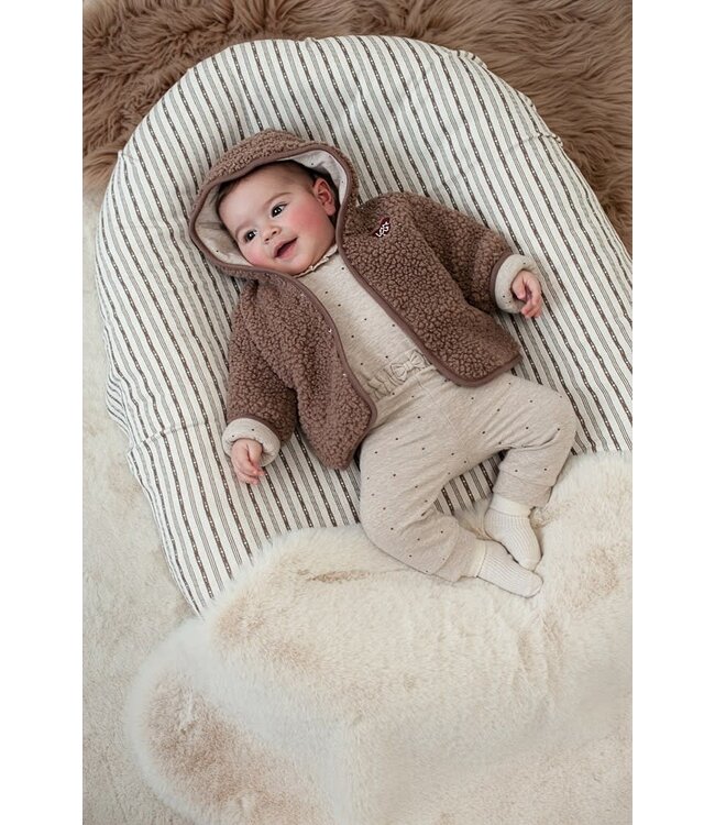 Feetje 51800371 Bouclé omkeerbaar jasje met capuchon - My Little Love