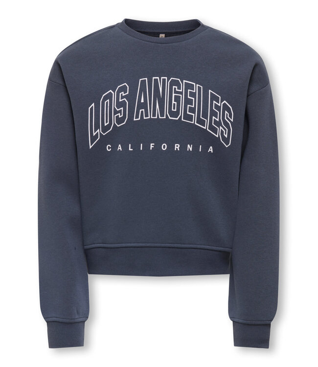 ONLY 15353354 KOGSWEAT LS CREW OVZ STAT SWT NOOS Ombre Blue Los Angeles - California