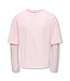 ONLY 15389057 KOGMENA LS LACE TOP CS EX JRS Barely Pink DTM Lace