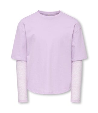 ONLY Meisjes shirt lange mouw