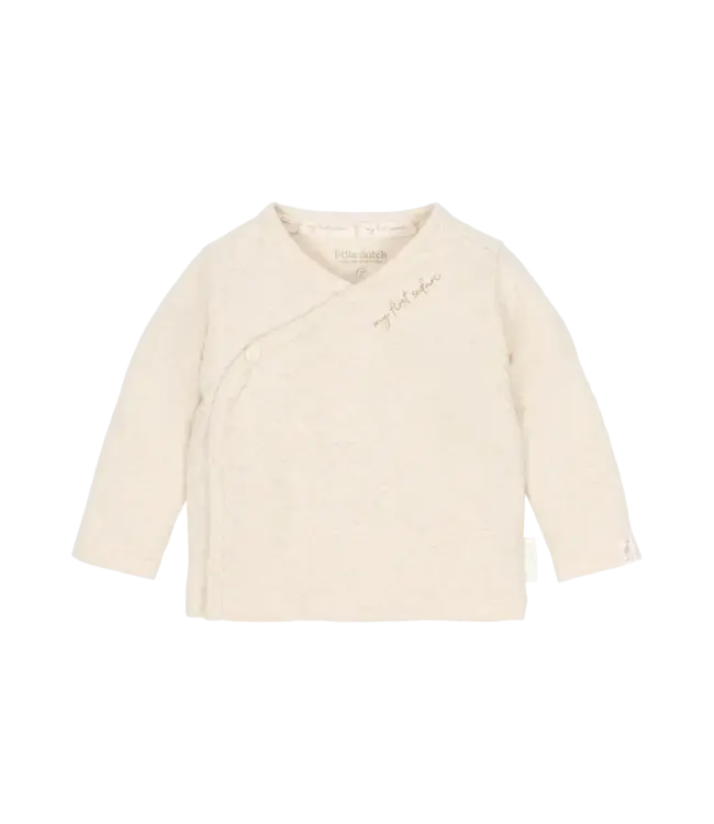 Little Dutch Safari Friends  Overslag Shirt lange mouwen Beige