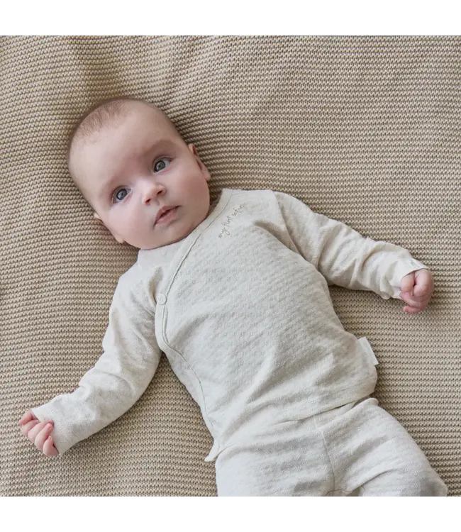 Little Dutch Safari Friends  Overslag Shirt lange mouwen Beige