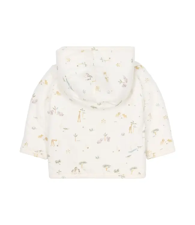 Little Dutch Safari Friends  Omkeerbaar Vest Beige met Capuchon