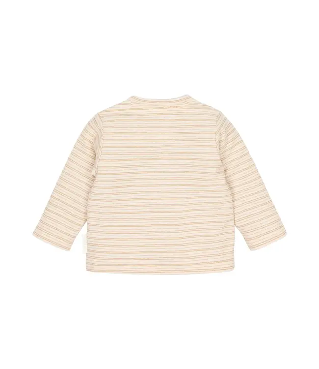 Little Dutch Safari Friends Shirt lange mouwen Streepjes Bruin
