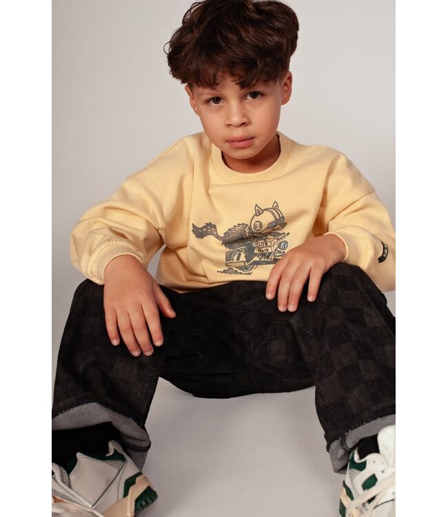 Sturdy 71600688 Sweater oversized - Fix It Geel