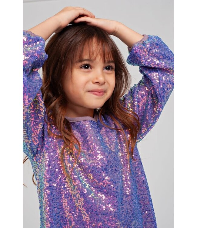 Jubel 91400442 Pailetten jurk - Daily Princess Lila