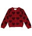 Jubel Meisjes hartjes Vest Cerise