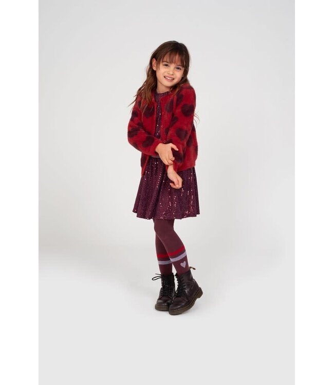 Jubel 90600337 Pailetten rok - Daily Princess Bordeaux