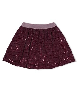 Jubel Pailetten rok  Bordeaux