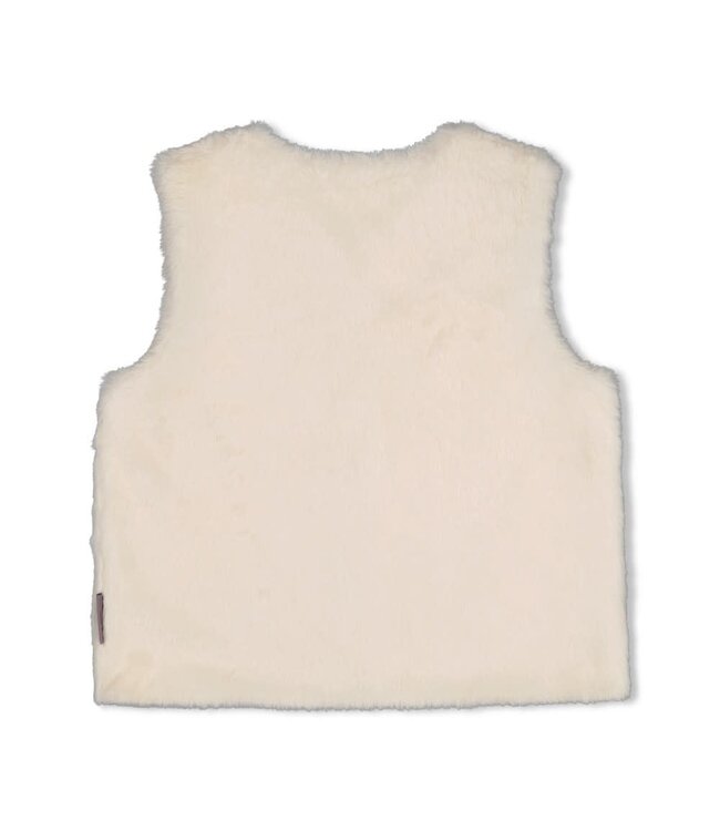 Jubel 91200024 Fake fur gilet - Daily Princess Offwhite