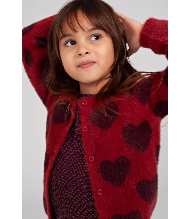 Jubel 91600495 Longsleeve pailetten - Daily Princess Bordeaux