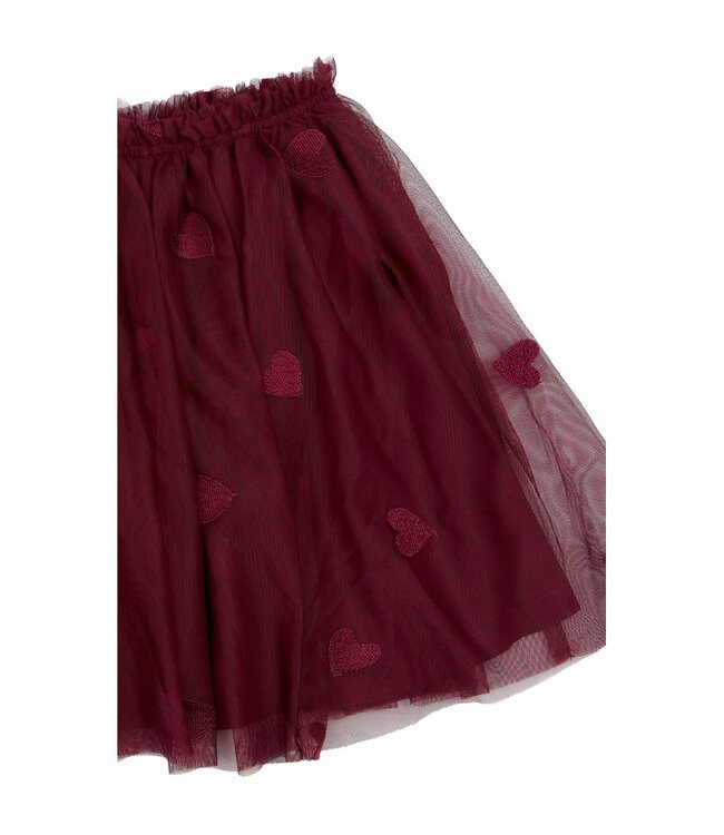 The New TNVohanna Mesh Skirt TN7245 Burgundy