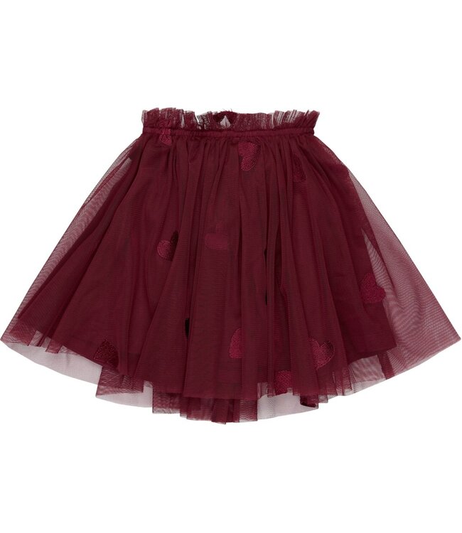 The New TNSTVonda Mesh Skirt TNST7107 Burgundy